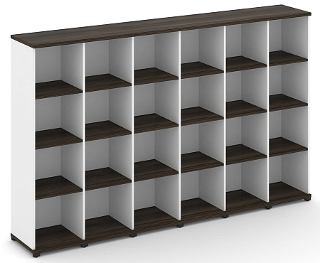 Стеллаж шесть узких секций, 4 ниши CN.STU-460