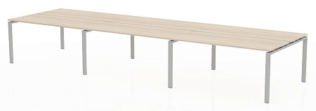 Бенч-система на 6 рабочих места с пропусками для кабеля ТН316ТР-3х2+ТН316К-22_ПР