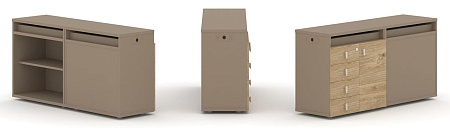 Набор №4. Тумба двойная + топ ES.NB.2T-4