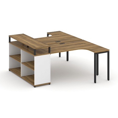 Рабочая станция с опорным стеллажом с верхним горизонтом CN.DSA-203