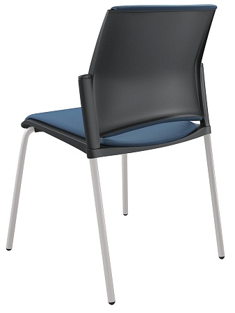 RESTART Стул, каркас Серый, Пластик Черный ЦБ-00011282