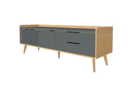 Опорная тумба рабочего стола Rem-34R