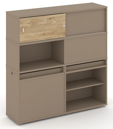 Набор №29. Тумба двойная + высокая надставка ES.NB.2V-29