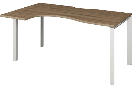 Стол эргономичный левый на металлокаркасе НТМП.П-040.ЛВ