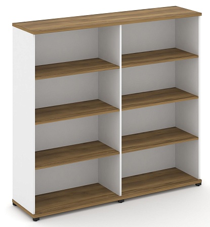 Стеллаж две широкие секции, 4 ниши CN.STS-420 B/W