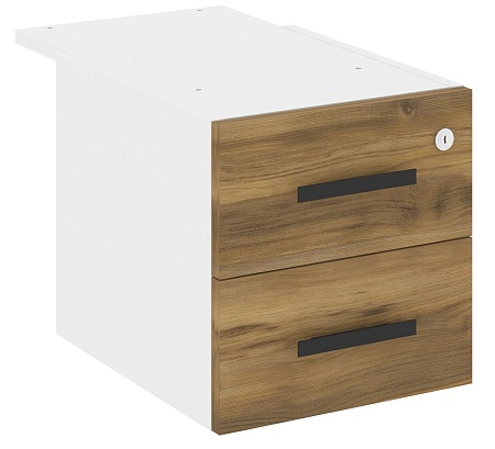 Тумба с двумя ящиками CN.PT-004 B/W