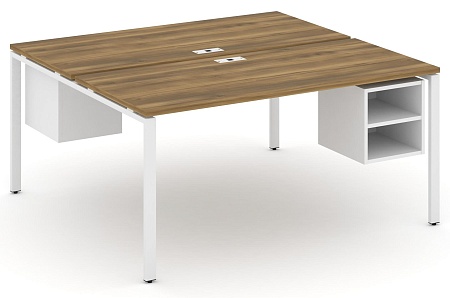 Рабочая станция двух сторонняя с подвесными тумбами на 2 места CN.DRS-108