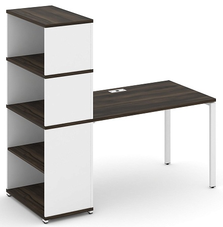 Стол рабочий с опорным стеллажом с надставкой высокой CN.SP-214