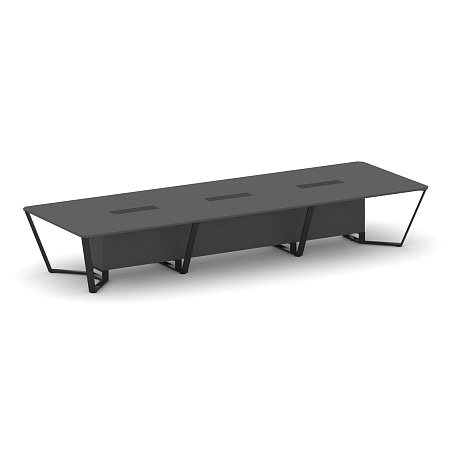 Steel Meet Стол переговорный квадратный MD-PR.B.SP-16 Нержавеющая Сталь/Хром 4800*1600*750мм