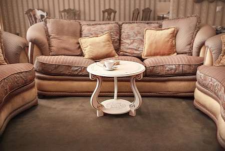 Журнальный столик Грация М (Слоновая кость)