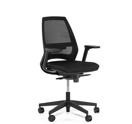 Кресло синх, 3D, черн 4U MESH 600 3D black MH YI363