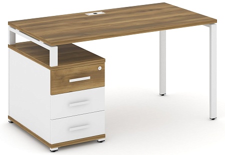 Стол письменный с одной опорной тумбой CN.SP-304 B/W