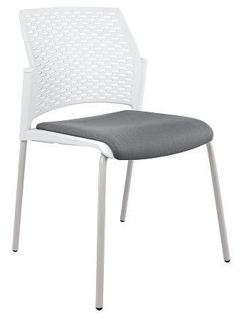 REWIND Стул, каркас Серый, Пластик Белый ЦБ-00014048