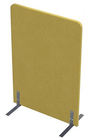 Акустическая мобильная перегородка на стационарных...