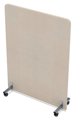 Акустическая мобильная перегородка на стационарных...