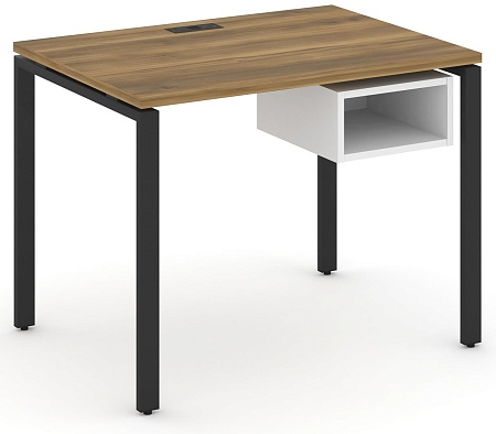 Стол рабочий с подвеснй тумбой с одной открытой нишей CN.SP-101