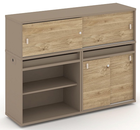 Набор №10. Тумба двойная + низкая надставка ES.NB.2N-10