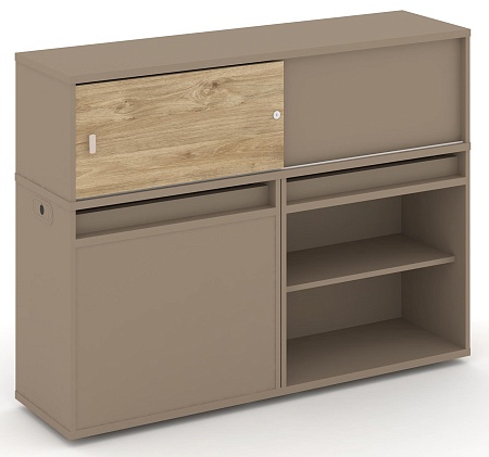 Набор №14. Тумба двойная + низкая надставка ES.NB.2N-14