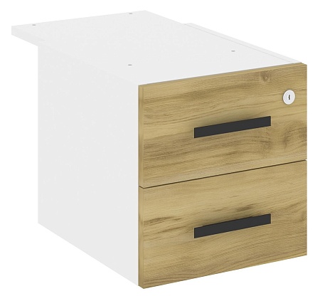 Тумба с двумя ящиками CN.PT-004 B/W