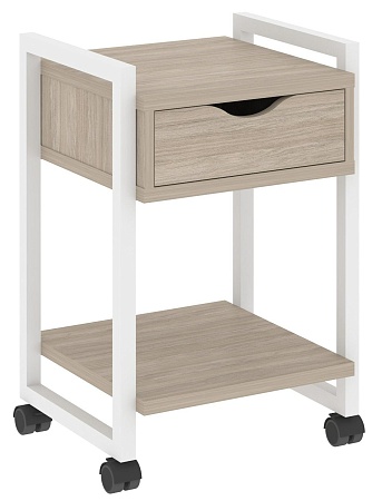 Тумба на колесных опорах с ящиком и полкой VR.L-T1.K