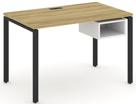 Стол рабочий с подвеснй тумбой с одной открытой нишей CN.SP-102