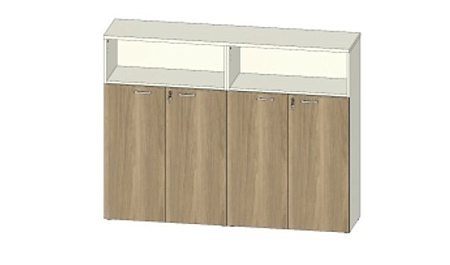 Два средних шкафа с нишей  CLF531