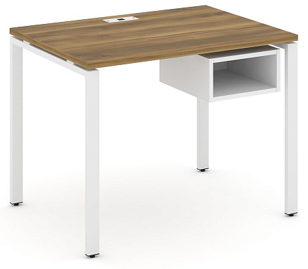 Стол рабочий с подвеснй тумбой с одной открытой нишей CN.SP-101