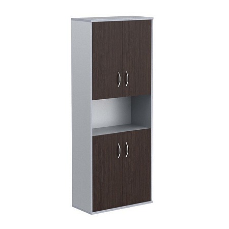 Шкаф с двумя комплектами глухих малых дверей СТ-1.5