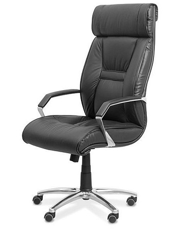 Кресло для руководителя (хром. подлокотники) Olimpxhrom2