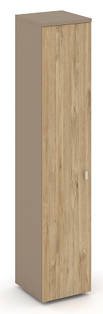 Шкаф высокий узкий левый (1 высокий фасад ЛДСП) ES.SU-1.9(L)