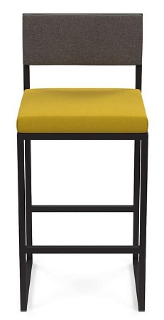 Барный стул Барнс-75 (сидушка ricco/спинка grey lunar) AL 301