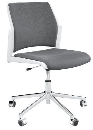 REWIND Кресло, каркас Хром, Пластик Белый ЦБ-00014035