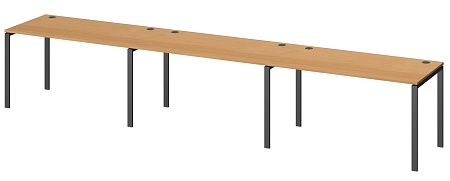Бенч линейный на 3 рабочих места АМБЛ-005-3