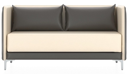 2-х местный диван низкий ГРАФИТ Н