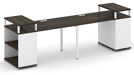 Рабочая станция с опорными стеллажами с верхними горизонтами CN.ORS-205