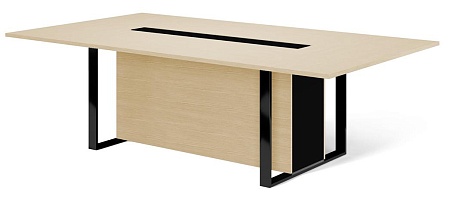 EXE Стол перег L256 черн/короб 101 920 OAK 09 W