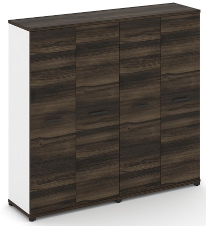 Шкаф две широкие секции, 4 ниши (4 фасада ЛДСП, 4 ниши) CN.STS-426 B/W