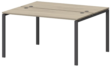 Бенч двойной на металлокаркасе СМС2-П-18К.120.Пр25