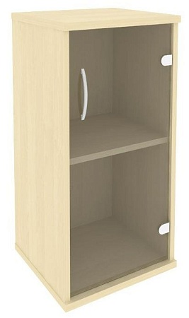 Шкаф низкий узкий правый (1 низкая дверь стекло) А.СУ-3.2 (R)