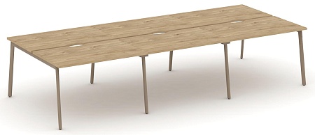 Рабочая станция на 6 мест с вырезом ES.D.RS-6.2-VP