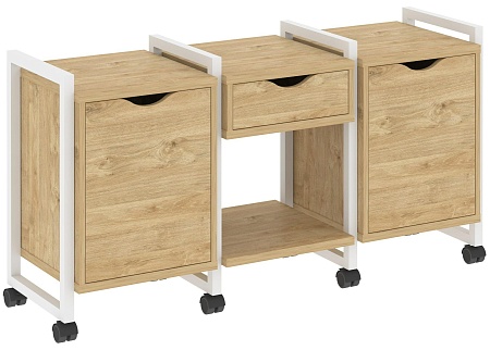 Тумба на колесных опорах наборная. Вариант №7 VR.L-TN-7.K