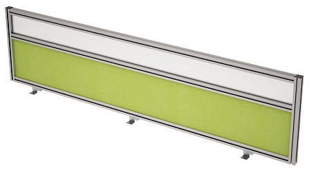 Барьер фронтальный в алюминевом профиле, вставка с...