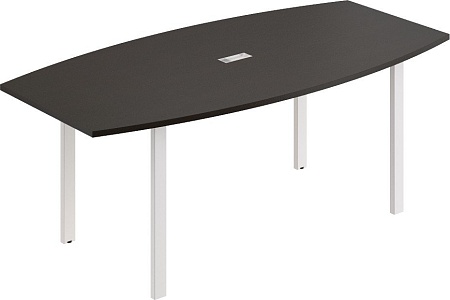 Стол для переговоров фигурный на металлокаркасе UNO А4 Б1 111 БП
