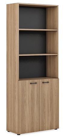 Шкаф для документов (низ малые фасады, верх открытый) EVL403/U003/ANT.U003