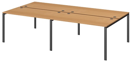 Бенч двойной на 4 рабочих места  АМБ-003-4