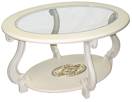 Журнальный столик Овация С (Слоновая кость)