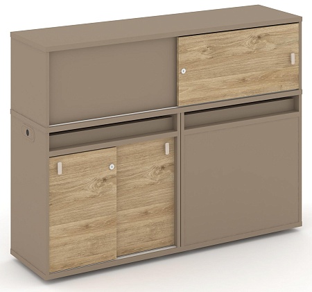 Набор №21. Тумба двойная + низкая надставка ES.NB.2N-21