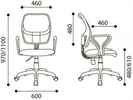 Офисное кресло Марс new Гольф