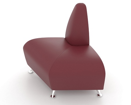 Наружный угловой модуль 90 ИНТЕР Хром