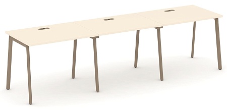 Рабочая станция на 3 места с лючком ES.RS-3.1-LP